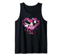 Disney Minnie Mouse Valentine's Day Cupid Pixel Heart Camiseta sin Mangas