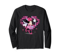 Disney Minnie Mouse Valentine's Day Cupid Pixel Heart Manga Larga
