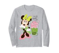 Disney Minnie Mouse Valentine's Day Cute "In My Matcha Era" Manga Larga