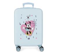 Trolley disney abs suitcase 55cm.4w minnie my happy place azul Talla única