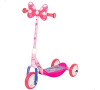 Disney Minnie Patinete 3 Ruedas +20 kg +2 años, 57x30x60-66 cm, Escudo Delantero, Juegos para niños, Motricidad, Diseño Colorido Minnie Mouse, Patinete Infantil, Fácil de Montar (77742)