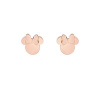 Disney Minnie Pendientes para niña de acero inoxidable, talla única, Joyas Disney