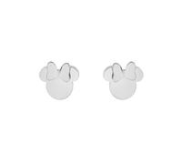 Disney Minnie Pendientes para niña de acero inoxidable, talla única, Joyas Disney