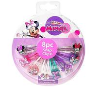 Disney Minnie - Pinzas para el pelo para niñas, paquete de 8 unidades, multicolor a partir de 3 años