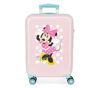 Trolley disney abs suitcase 55cm.4w. minnie play all day rosa Talla única