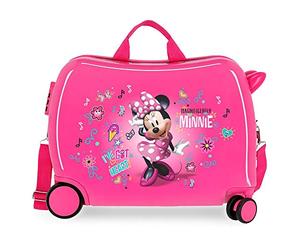 Disney Minnie Stickers Maleta Infantil Rosa 50x38x20 cms Rígida ABS Cierre combinación 34L 2,1Kgs 2 Ruedas Equipaje de Mano