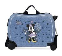 Disney Minnie Style Maleta Infantil Azul 50x39x20 cms Rígida ABS Cierre de combinación Lateral 34L 1,8 kgs 4 Ruedas Equipaje de Mano