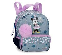 Disney Minnie Style Mochila de Paseo Azul 19x23x8 cms Poliéster 3,5L