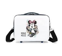 Disney Minnie Style Nececer Adaptable, Flores, Blanco, 29 x 21 x 15 cms, ABS
