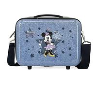 Disney Minnie Style Neceser Adaptable con Bandolera Azul 29x21x15 cms Rígido ABS 9,14L 0,6 kgs
