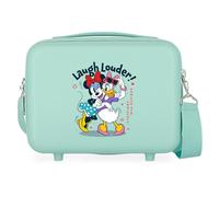 Disney Minnie Teen Neceser Adaptable con Bandolera Azul 29x21x15 cms Rígido ABS 9,14L