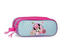 Disney Minnie Today is my Day Estuche Doble Morado 23x9x7 cms Poliéster