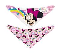 Disney Minniesimply - Juego de 2 baberos de algodón