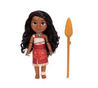 Disney Moana 2 Singing Moana Doll Muñeca Cantante de 35 cm con Remo mágico con Luces, Canta la canción Beyond e Incluye 11 Frases de Juego, Producto Oficial Jakks Pacific para Mayores de 3 años.