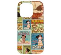Disney Moana and Kakamora Retro Vintage Style Art Collage Carcasa para iPhone 15 Pro