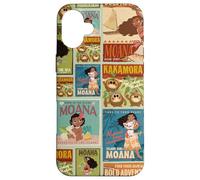 Disney Moana and Kakamora Retro Vintage Style Art Collage Carcasa para iPhone 16 Plus