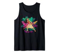 Disney Moana Born For This Floral Background Oar In Hand Camiseta sin Mangas