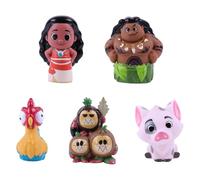 Disney Moana - Cubo de jeringa Infantil de 5 Piezas con Cubo Organizador para Almacenamiento de Juguetes de Agua para bebés y niños pequeños