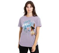 mandarin creative ltd Moana Follow The Stars Ladies T Shirt, Lavendar Camiseta, Lavanda, L para Mujer