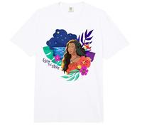 Disney Moana Follow The Stars Floral Night Sky Silhouette Comfort Colors Adult Heavyweight T-shirt