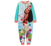 Disney Moana Mono de forro polar para niñas Pijamas de niños de Moana Ropa de dormir para estar en casa Pjs, multicolor, 2-3 años
