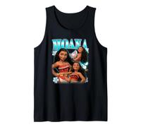 Disney Moana Multipose Collage Distressed Portrait Camiseta sin Mangas