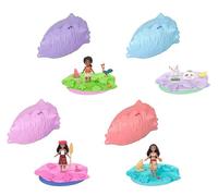 Disney Moana Ocean Shell Rebel - Muñeca pequeña, juego de 4, a partir de 3 años, JJV38-956A