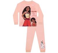 Disney Moana Pijama Niña | Pijamas Niña Vaiana 2 | Pijamas De Invierno | Naranja 3-4 años