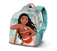 Disney Moana Pretty-Elite 3D Mochila, Turquesa, 25 x 30 cm, Capacidad 7 L