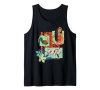 Disney Moana Pua Hei Hei & Moana Drawn Art Panel Portraits Camiseta sin Mangas