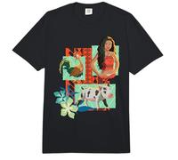 Disney Moana Pua Hei Hei & Moana Drawn Art Panel Portraits Comfort Colors Adult Heavyweight T-shirt