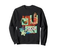 Disney Moana Pua Hei Hei & Moana Drawn Art Panel Portraits Sudadera