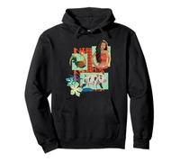 Disney Moana Pua Hei Hei & Moana Drawn Art Panel Portraits Sudadera con Capucha
