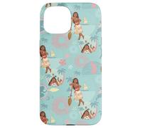 Disney Moana Tropical Summer Adventures with Pua and Heihei Carcasa para iPhone 15