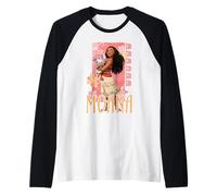 Disney Moana with Pua The Pig Island Vibes Portrait Camiseta Manga Raglan