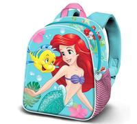Disney Ariel Dive-Mochila 3D Elite, Turquesa 25 x 30 cm, Capacidad 7 L