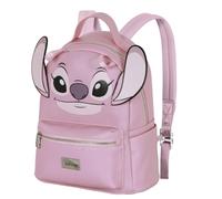 Disney-Mochila Heady, 24.5 x 29 cm, Capacidad 8 L, Rosa Angel