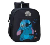 Disney Mochila infantil, fabricada en Poliéster, bolsillos laterales, tirantes anchos, Asa superior para colgarla, Con etiqueta de identificación para el nombre, sistema magic Fix.