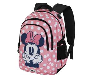 DISNEY Mochila 'Minnie Mouse Closer-PLUS Running ' rosa / rojo claro / negro / blanco One Size rosa / rojo claro / negro / blanco