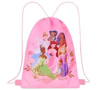 Disney Mochila Natacion con Cordón para Niños, 29 x 38 cm, Mochila Saco de Natación con Ventilación (Rosa Princess)