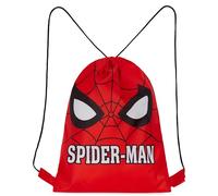 Disney Mochila Natacion con Cordón para Niños, 29 x 38 cm, Mochila Saco de Natación con Ventilación (Rojo Spiderman)