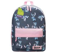 Disney Mochila Niña - Mochila Escolar Niña Infantil Escolar con Espalda Acolchada y Cintas Ajustables - Mochila Colegio con Bolsillo Frontal y Lateral (Azul Marino/Rosa)