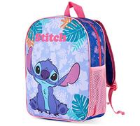 Disney Mochila Niña, Mochila Stitch, Mochilas Infantil para Niña Pequeña de Stitch Minnie Elsa, Mochila Guarderia Niña, Regalos para Niñas Minnie Frozen Lilo y Stitch Regalos Niña (Azul Stitch)