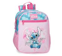Disney - Mochila preescolar 28 cm adaptable a carro - Heart Stitch
