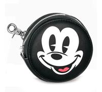 Disney-Monedero Cookie, 8.7 x 8.7 cm, Negro Mickey Mouse