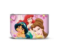 Disney-Monedero Cuadrado Pequeño, 10 x 7 cm, Rosa Princesas