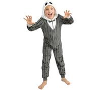 Disney Mono, Pijama Niño De Pesadilla Antes De Navidad, Pijamas Invierno Niño De Jack Skellington 5-6 Años