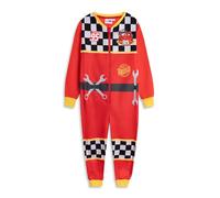Disney Mono Rojo con Cremallera de Cars para niño | Ropa de Estar por casa y de Dormir de Microfibra de Manga Larga con diseño en óxido 95 | Ideal para Dormir y Ver películas | Merchandising