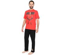 Disney Mr Incredible Dad Bod - Pijama largo para hombre, rosso, XXXL