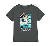 Disney Mulan Action Panels Girls T Shirt, 9-11 A